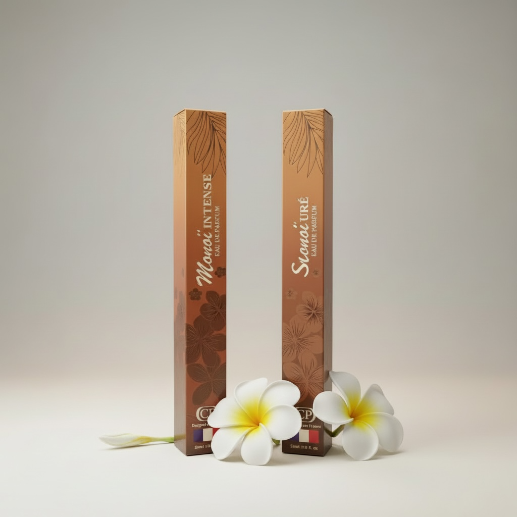 Eau de parfum Monoï sucré et Monoï Intense
