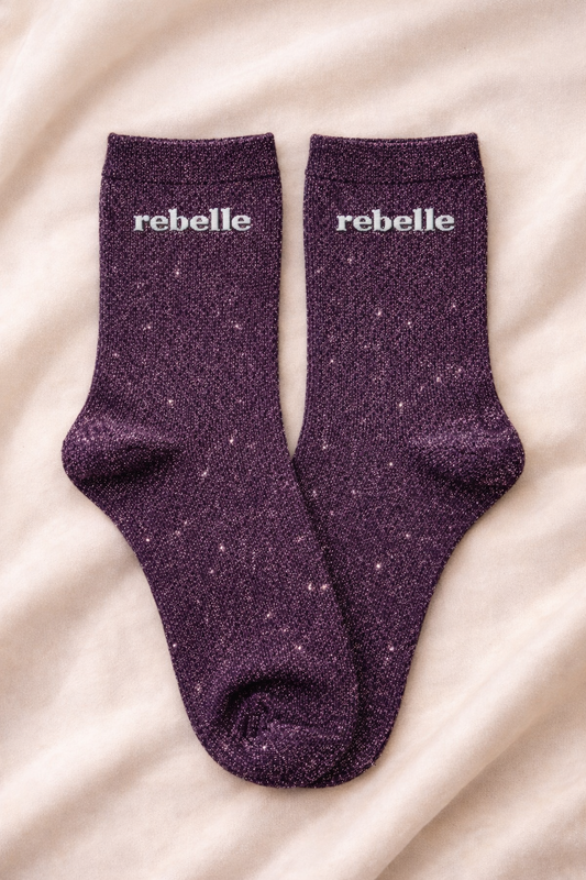 Chaussettes Ă Paillettes