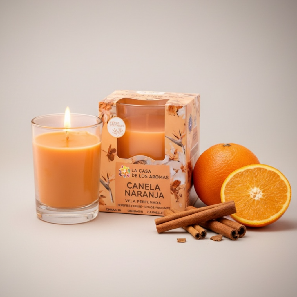 Bougie Cannelle & Orange