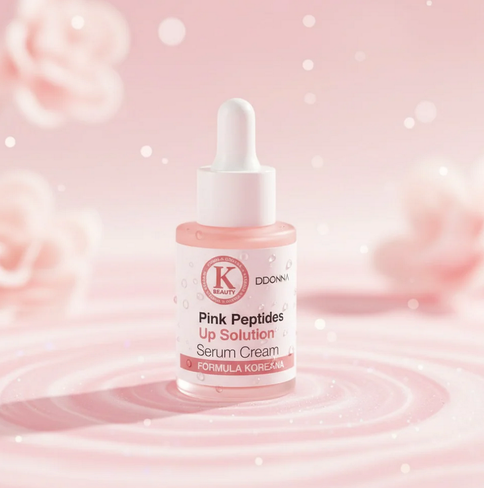 Sérum Crème Pink Peptides – Formule Coréenne
