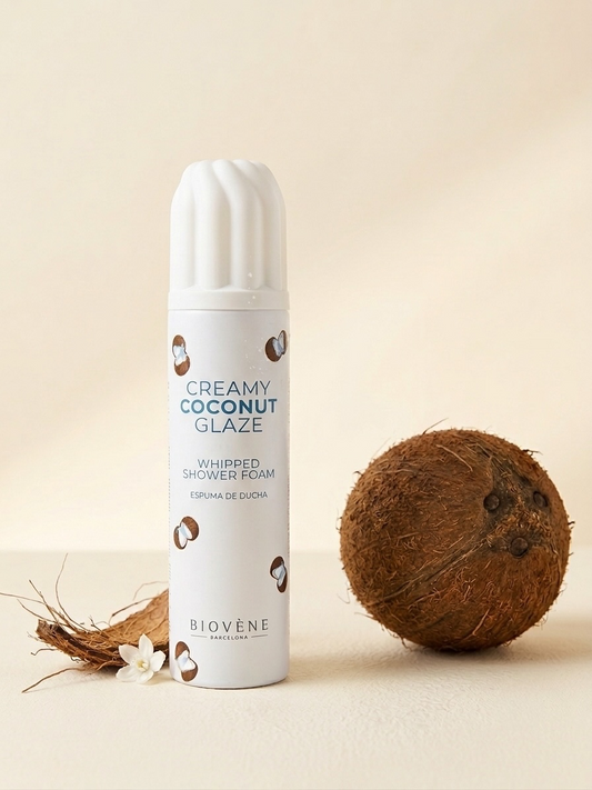 Mousse de Douche Fouettée Glaçage Coco Onctueux