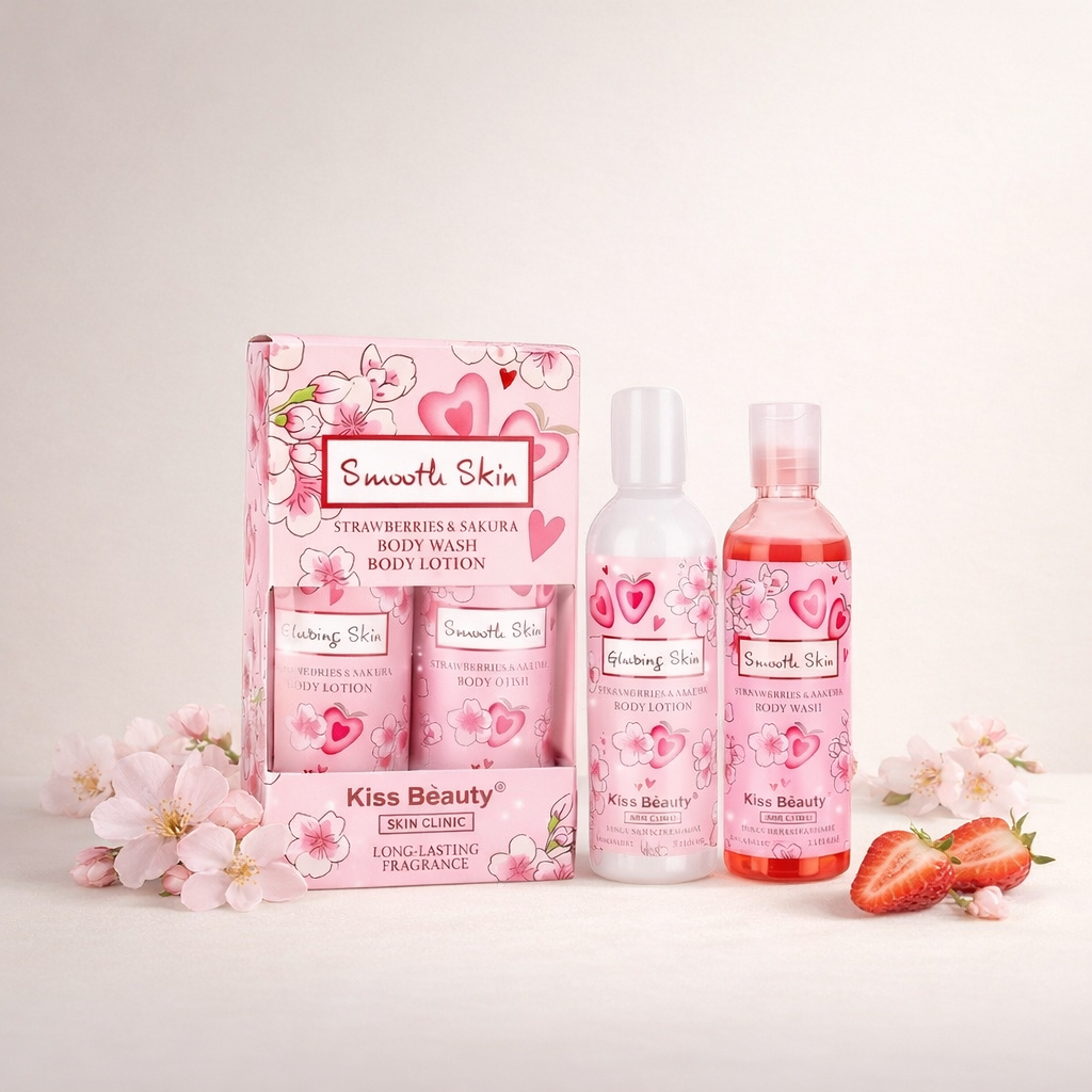 Duo Corps Fleur de Sakura & Fraise