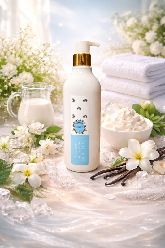 🤍✨ Gel Douche Milk White – 550 ml