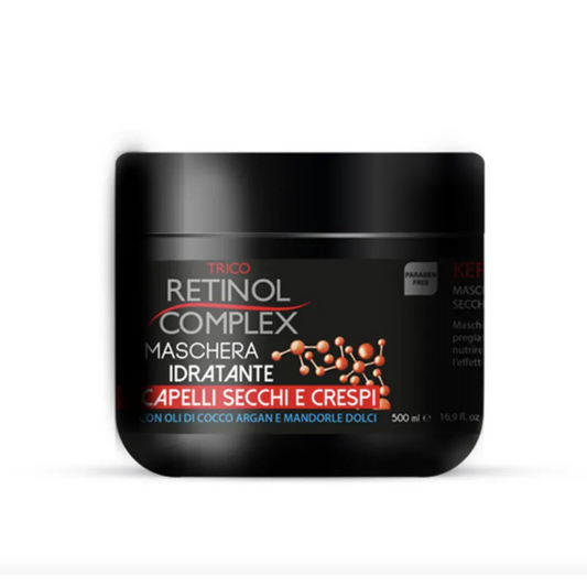 Masque cheveux secs rétinol complet