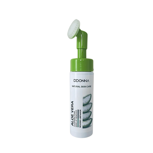 Mousse nettoyante visage à l'aloe vera