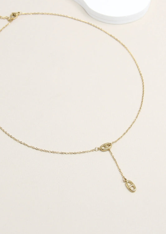 Collier Boucle doré