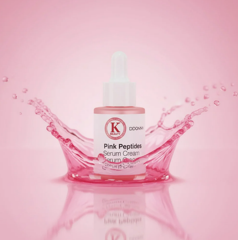 Sérum Crème Pink Peptides – Formule Coréenne