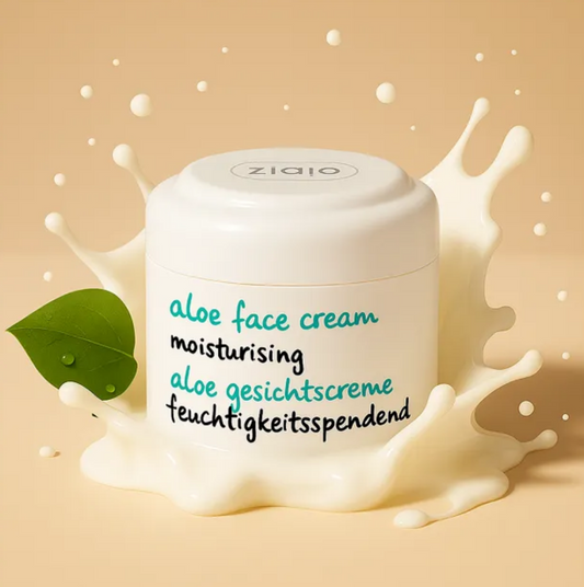 Crème Hydratante Visage pour Peau Sèche à l'Aloe Vera